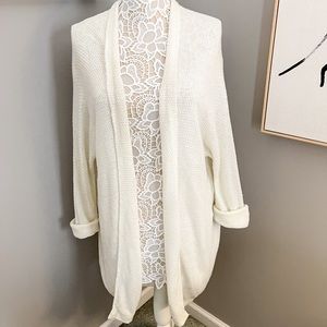 White Lightweight Cardigan